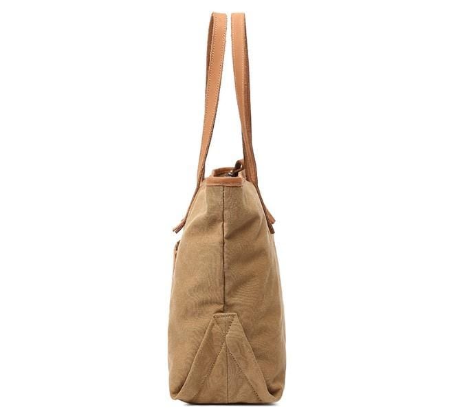 Túi tote vải canvas nhỏ, túi xách tay