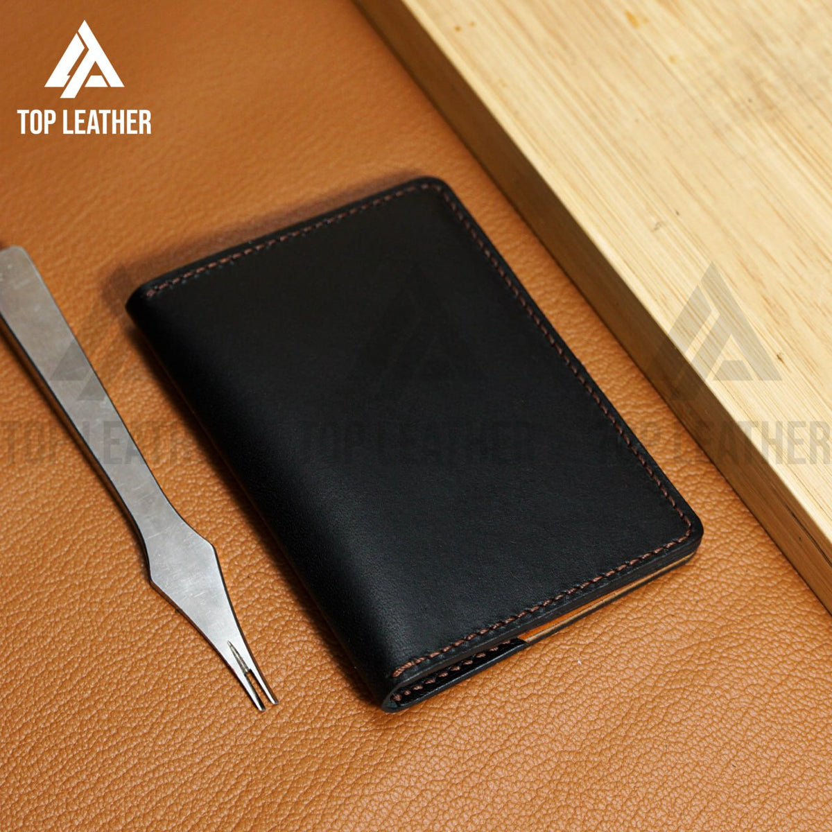 Ví đựng thẻ da tối giản, ví đựng thẻ da mỏng kiểu dáng tối giản