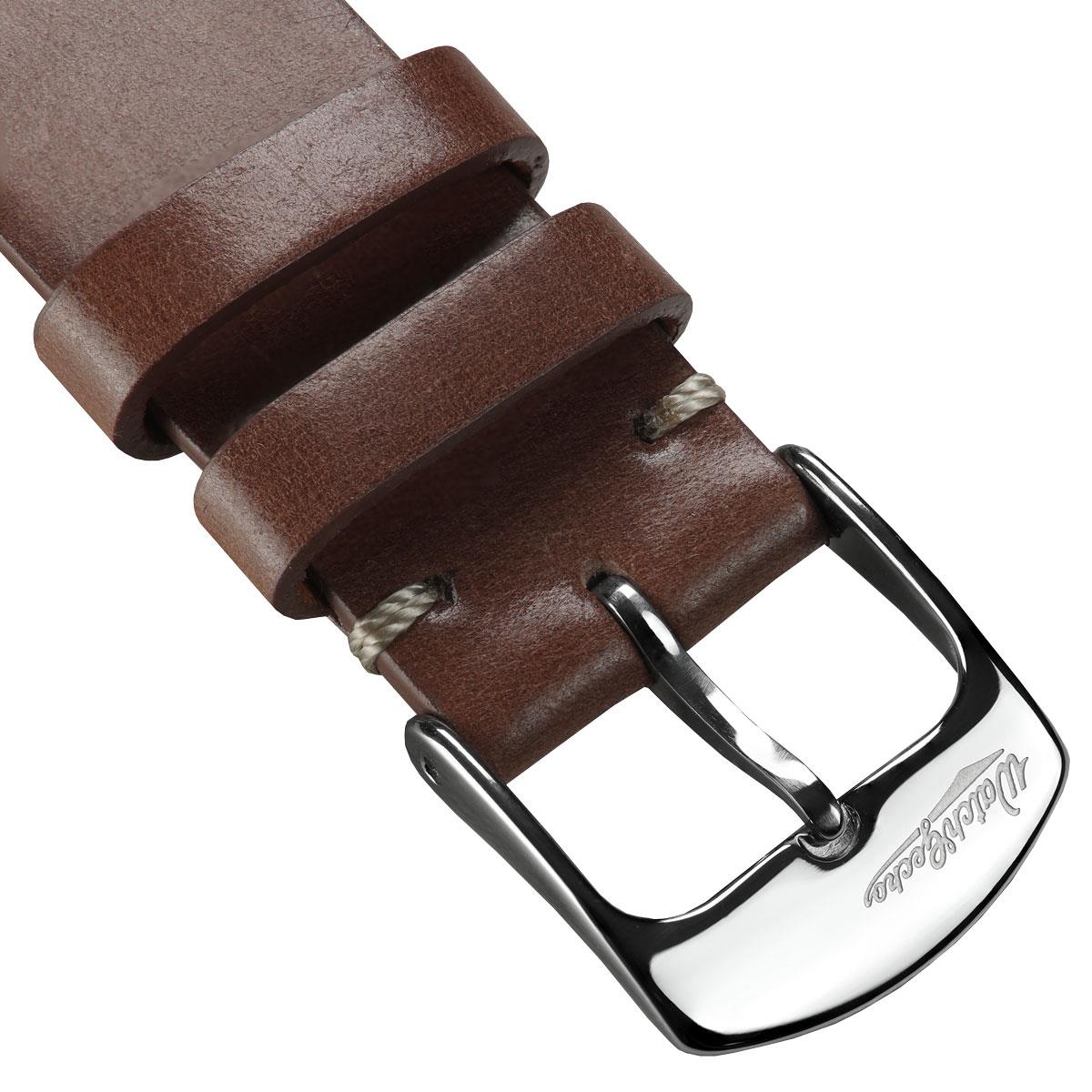 Vòng đeo tay bằng đá và vỏ Shell Cordovan Horween Cromford de couleur Marron foncé
