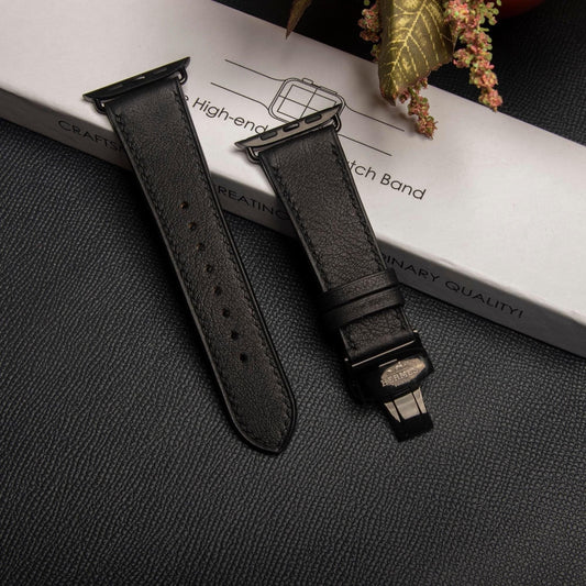 Dây đeo đồng hồ Swift bằng da dành cho Apple Watch và đồng hồ cơ.