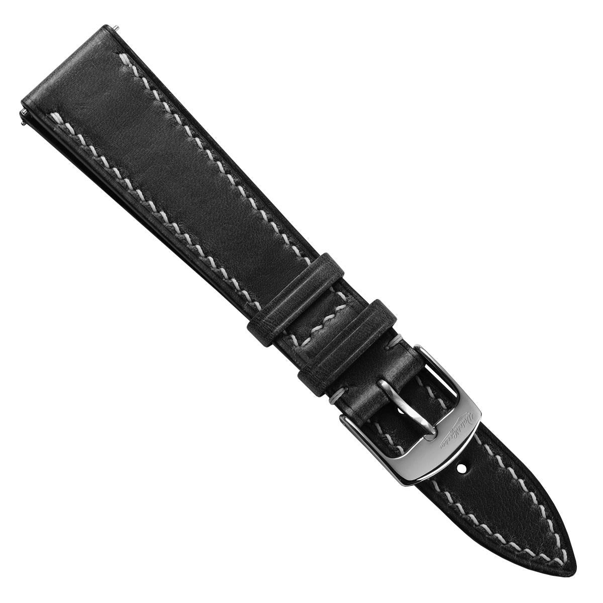 Dây đeo đồng hồ khâu tay thủ công chính hãng Horween Chromexcel® - Màu đen