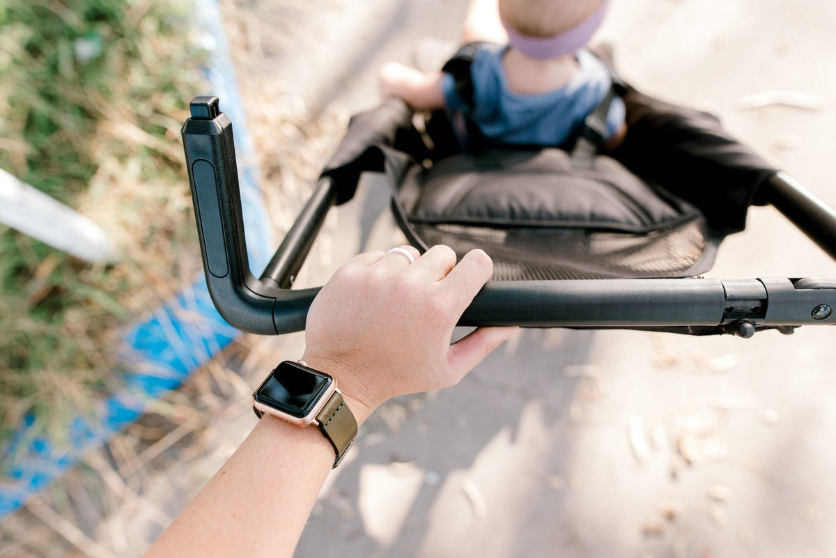 Dây đeo Apple Watch đơn giản bằng da - Màu ô liu