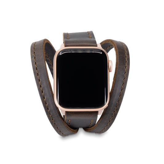 Dây đeo Apple Watch Triple Tour™ - Màu Espresso - Hàng tân trang