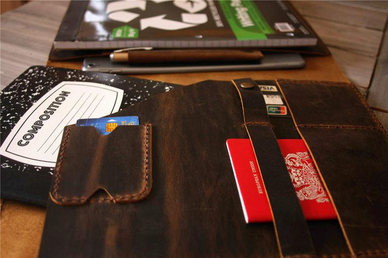 Bao da màu nâu cho Macbook Pro 13 inch