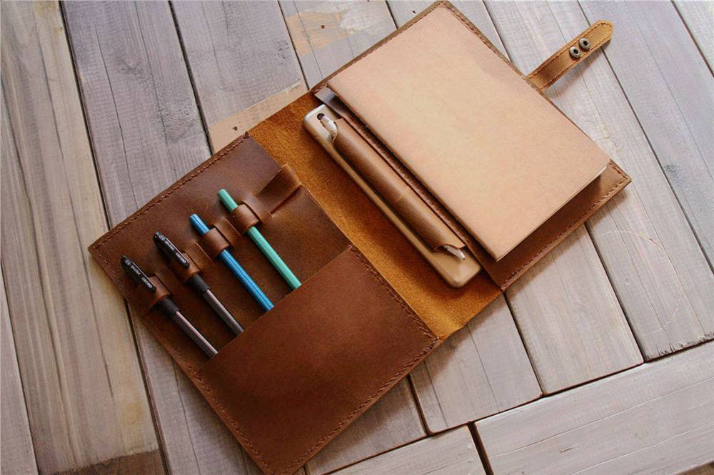 Bìa sổ phác thảo bằng da thủ công cỡ A5