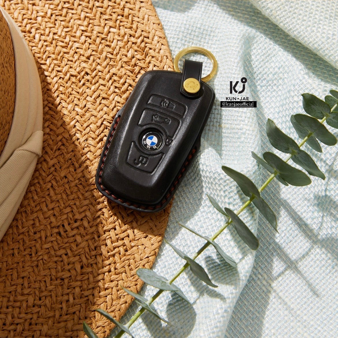 Bao da đựng chìa khóa xe BMW