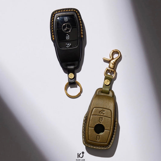 Bao da chìa khóa ô tô – cho Mercedes-Benz – cá nhân hóa