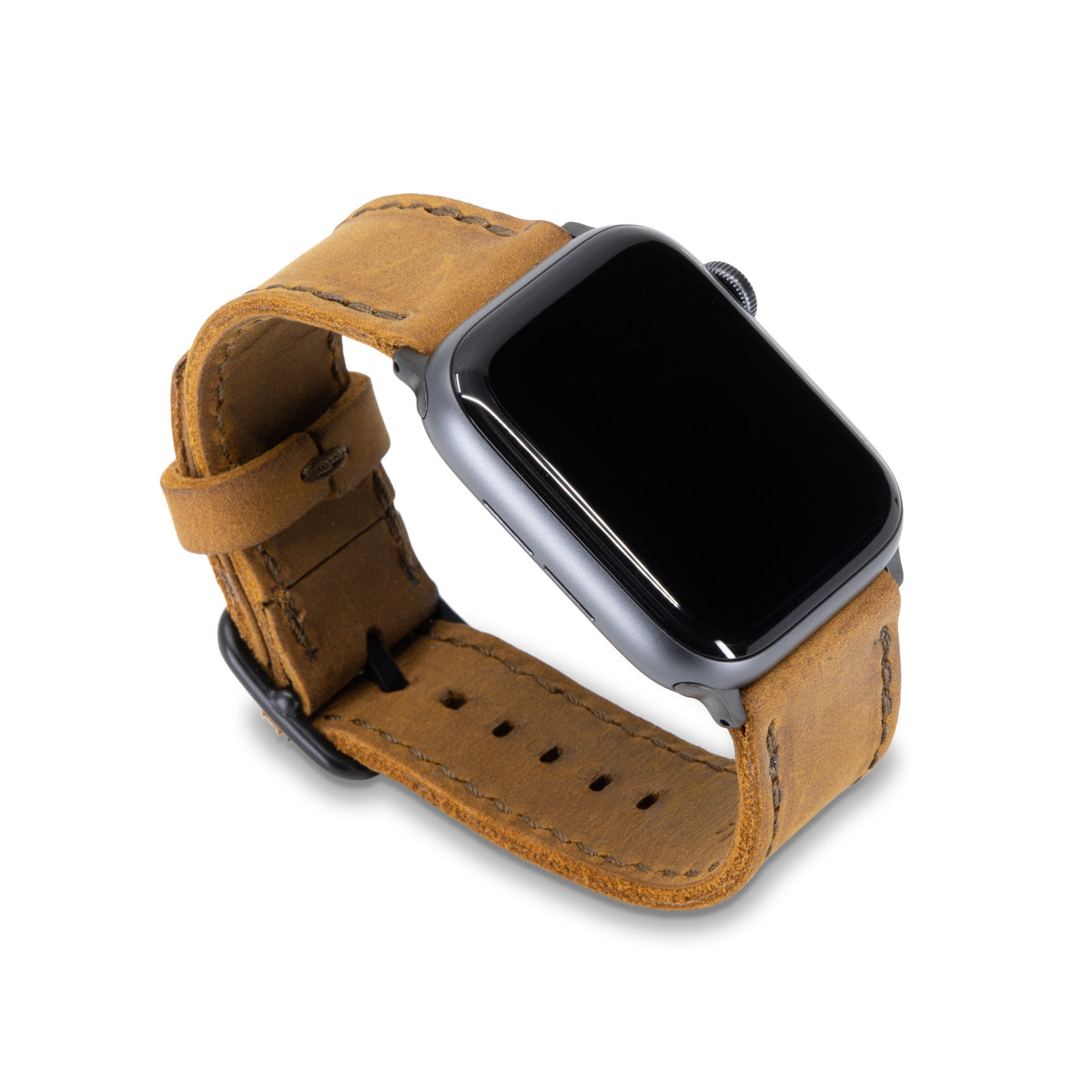 Dây đeo đồng hồ Apple Watch hiệu Porter - Màu thuốc lá