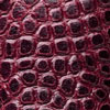 Adassa-Gel đệm Lederarmband für Uhren - Kaviar-Oxblood-Rot