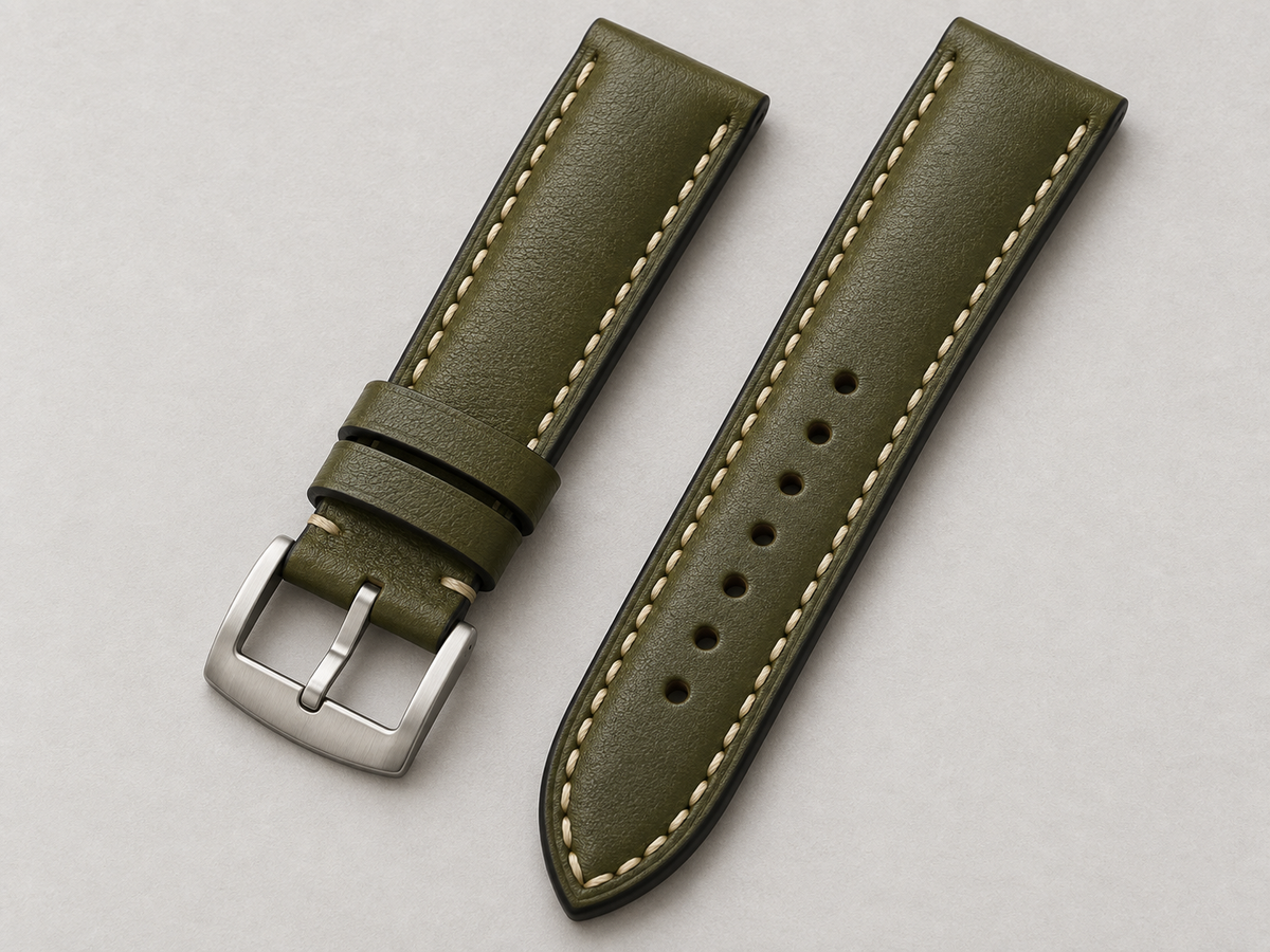 Nappa Moss Green Cream Contrast — Studio Hero Master