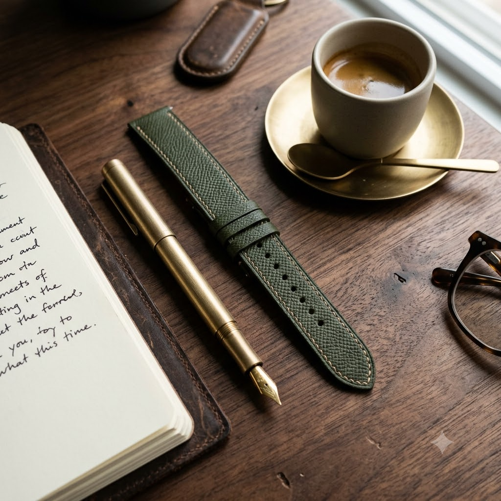 Epsom Sandline — B · Forest Olive — Curated Desk EDC