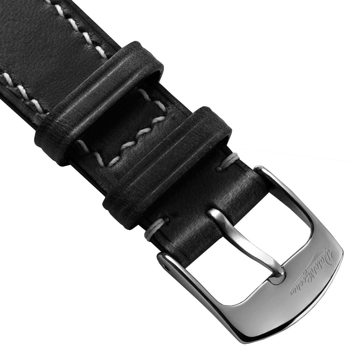 Dây đeo đồng hồ khâu tay thủ công chính hãng Horween Chromexcel® - Màu đen