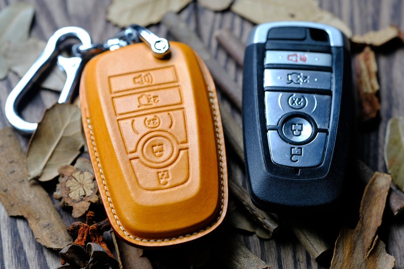 Bao da đựng chìa khóa xe Ford Bronco, hộp đựng chìa khóa Ford Bronco, móc khóa Bronco, quà tặng cho nam giới, quà tặng Ngày của Cha