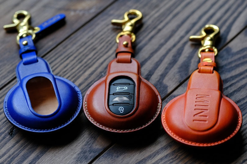 Bao da chìa khóa ô tô – cho Mini Cooper – cá nhân hóa