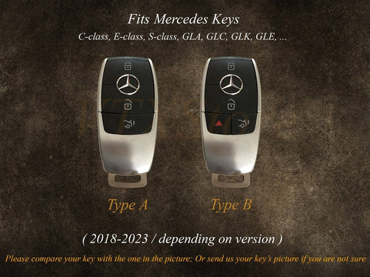 Bao da chìa khóa ô tô – cho E-Class S-Class A-Class – thủ công