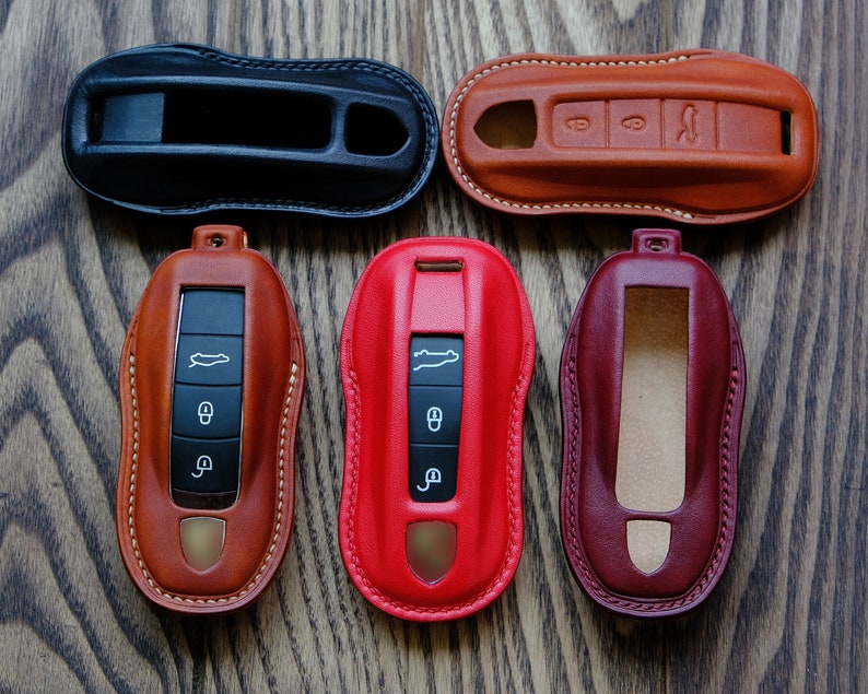 Bao da chìa khóa ô tô – cho Porsche – cá nhân hóa