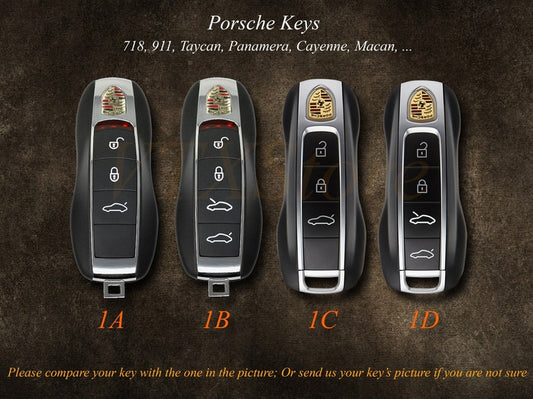 Bao da chìa khóa ô tô – cho Porsche – cá nhân hóa