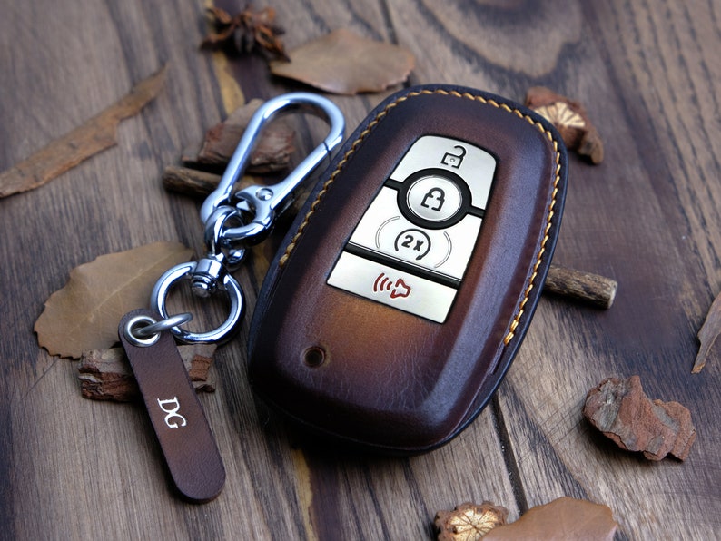Bao da chìa khóa ô tô – dành cho nam – cho Ford – cá nhân hóa