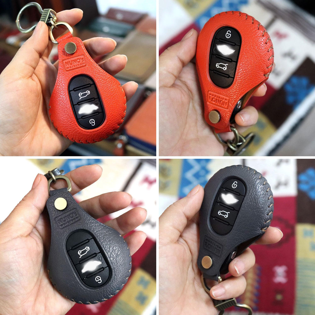 Bao da chìa khóa ô tô – cho Mini Cooper – thủ công