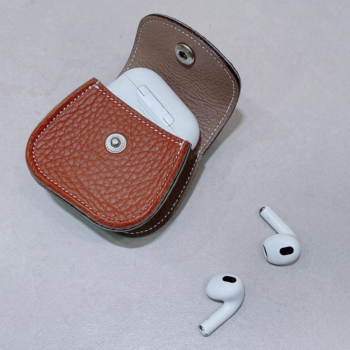 Túi xách da – cho AirPods – thủ công