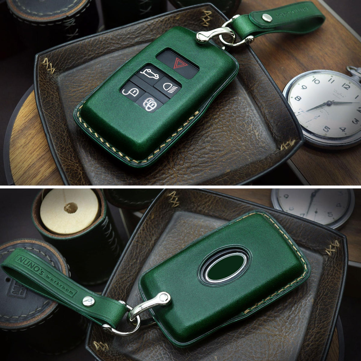 Bao da chìa khóa ô tô – cho Land Rover – thủ công