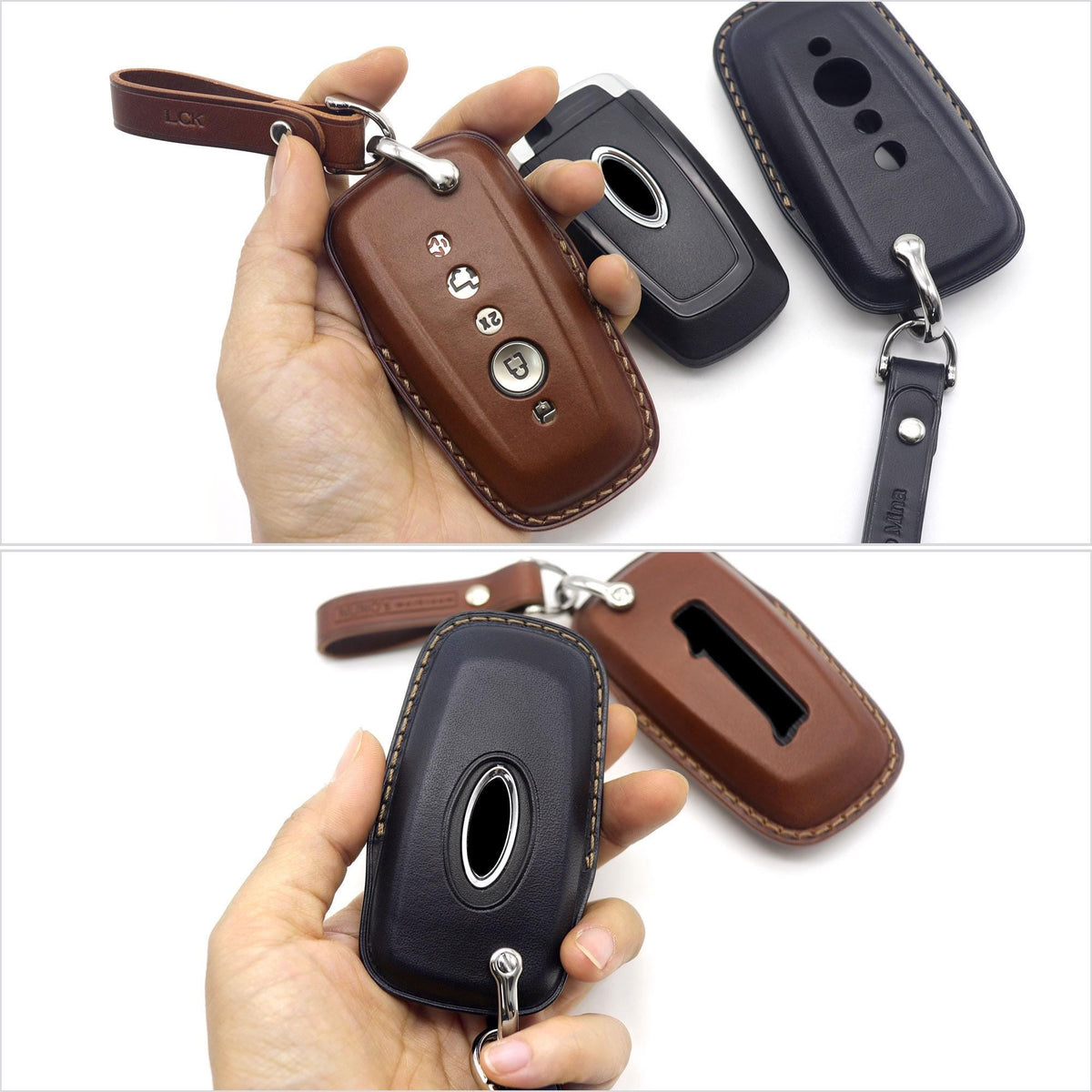Bao da chìa khóa ô tô – da Buttero – cho Ford – thủ công