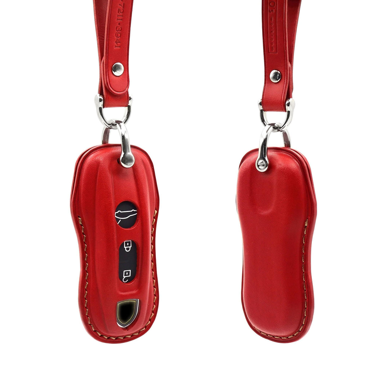 Bao da chìa khóa ô tô – cho Porsche – thủ công
