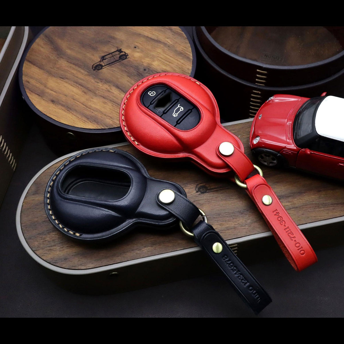Bao da chìa khóa ô tô – cho Mini Cooper – thủ công