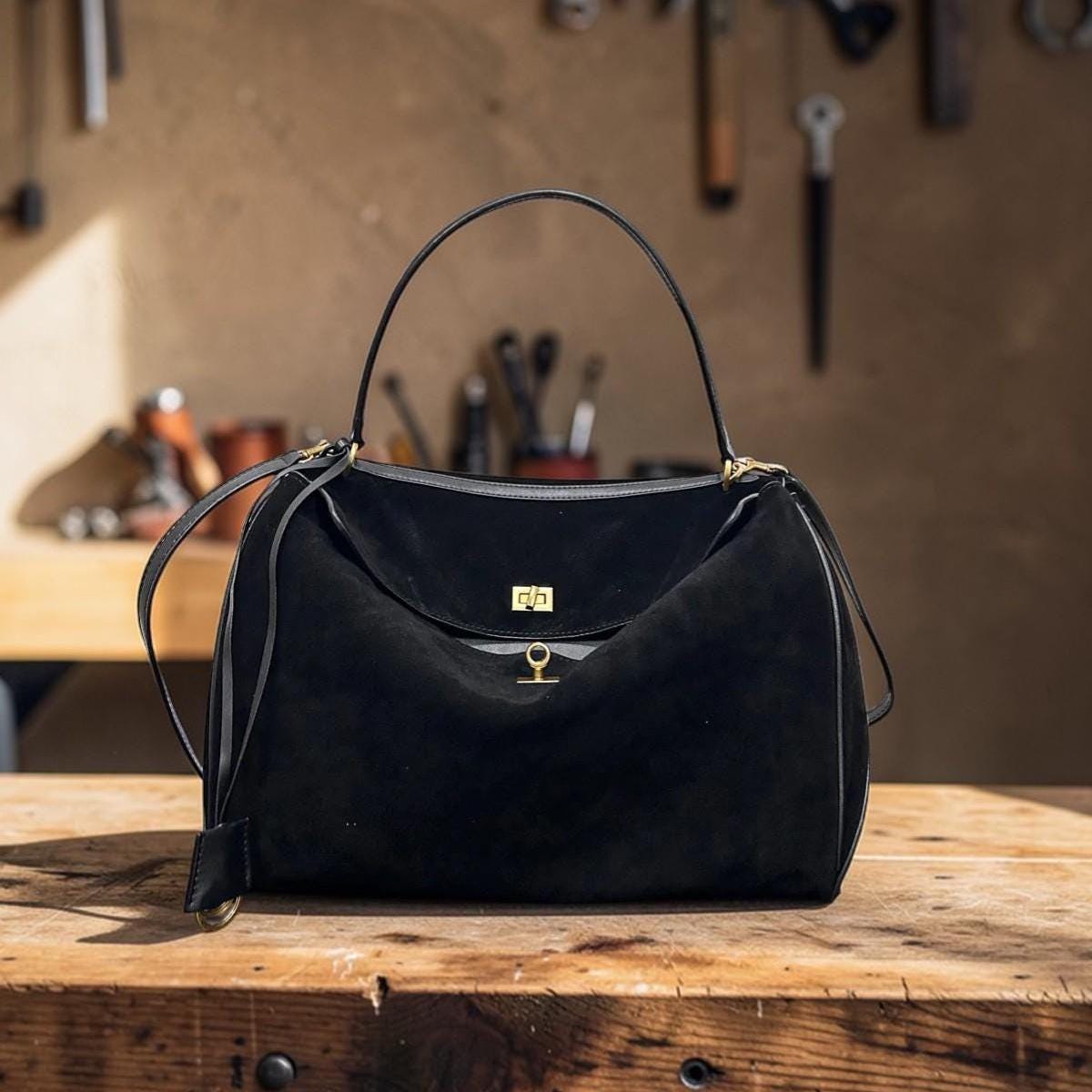 Túi tote da – da bò – dành cho nữ
