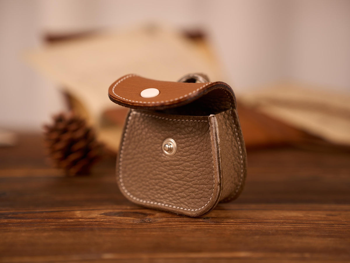 Túi xách da – cho AirPods – thủ công