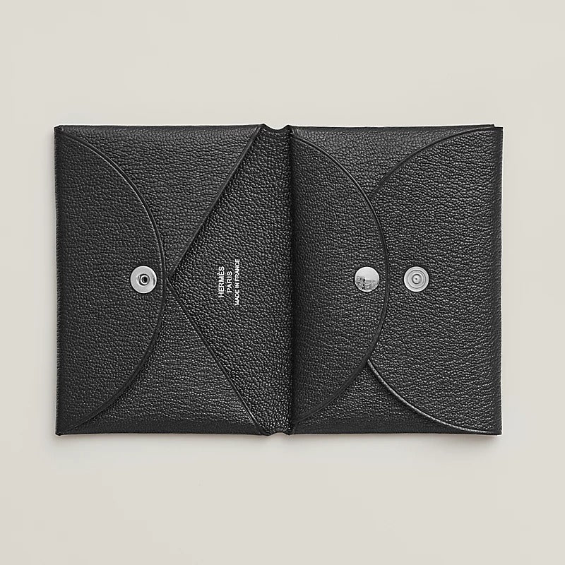 Ví đựng thẻ Calvi Duo Compact - da dê Mysore