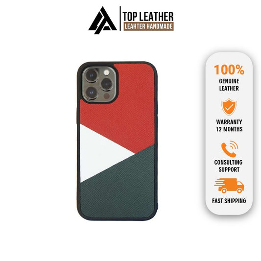Ốp lưng iPhone bằng da Epsom cho iPhone Mix 3 màu