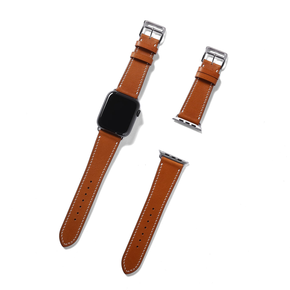 Dây đeo BA09.50 bằng da thật thủ công dành cho Apple Watch và các loại đồng hồ truyền thống.
