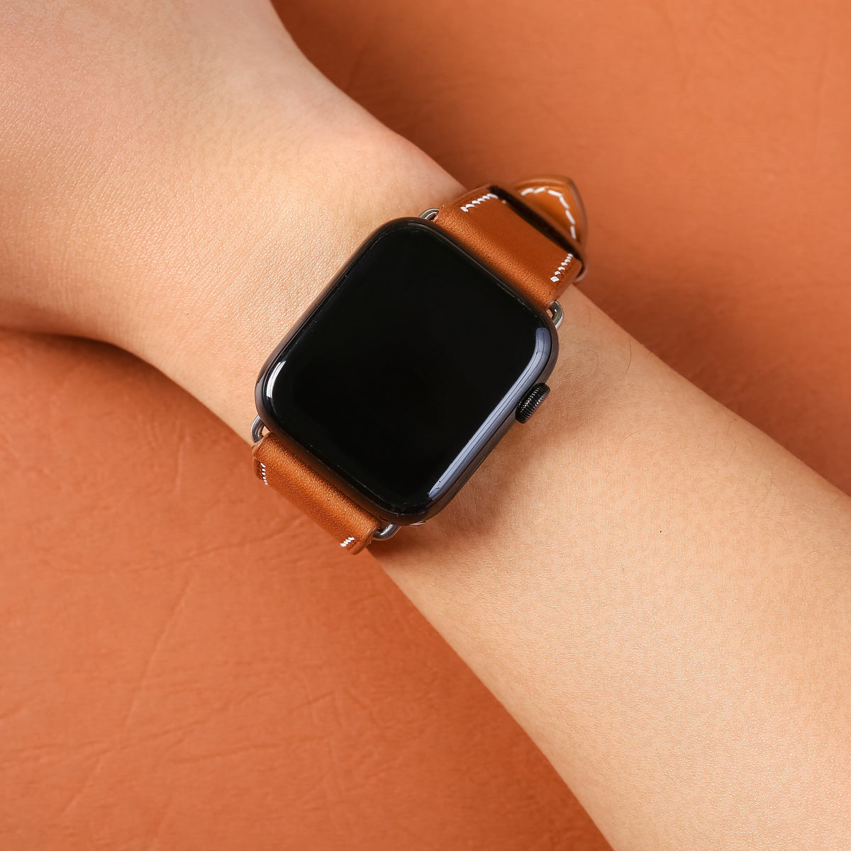 Dây đeo BA09.50 bằng da thật thủ công dành cho Apple Watch và các loại đồng hồ truyền thống.