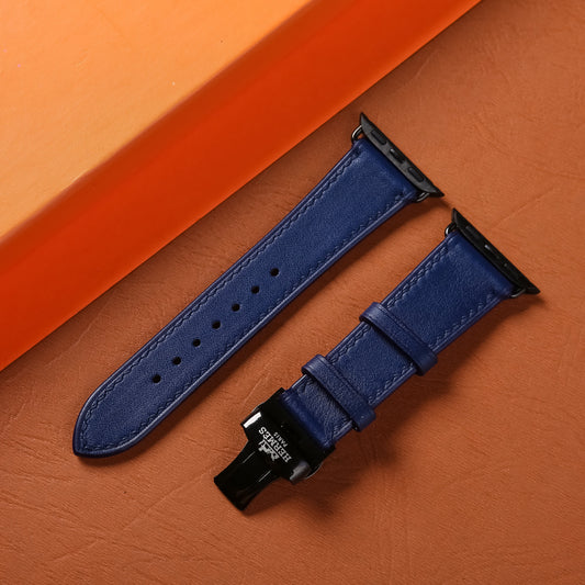 Dây đeo đồng hồ Swift bằng da dành cho Apple Watch, đồng hồ cơ SW2201