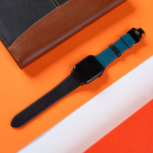 Dây đeo đồng hồ Swift bằng da dành cho Apple Watch và đồng hồ cơ.