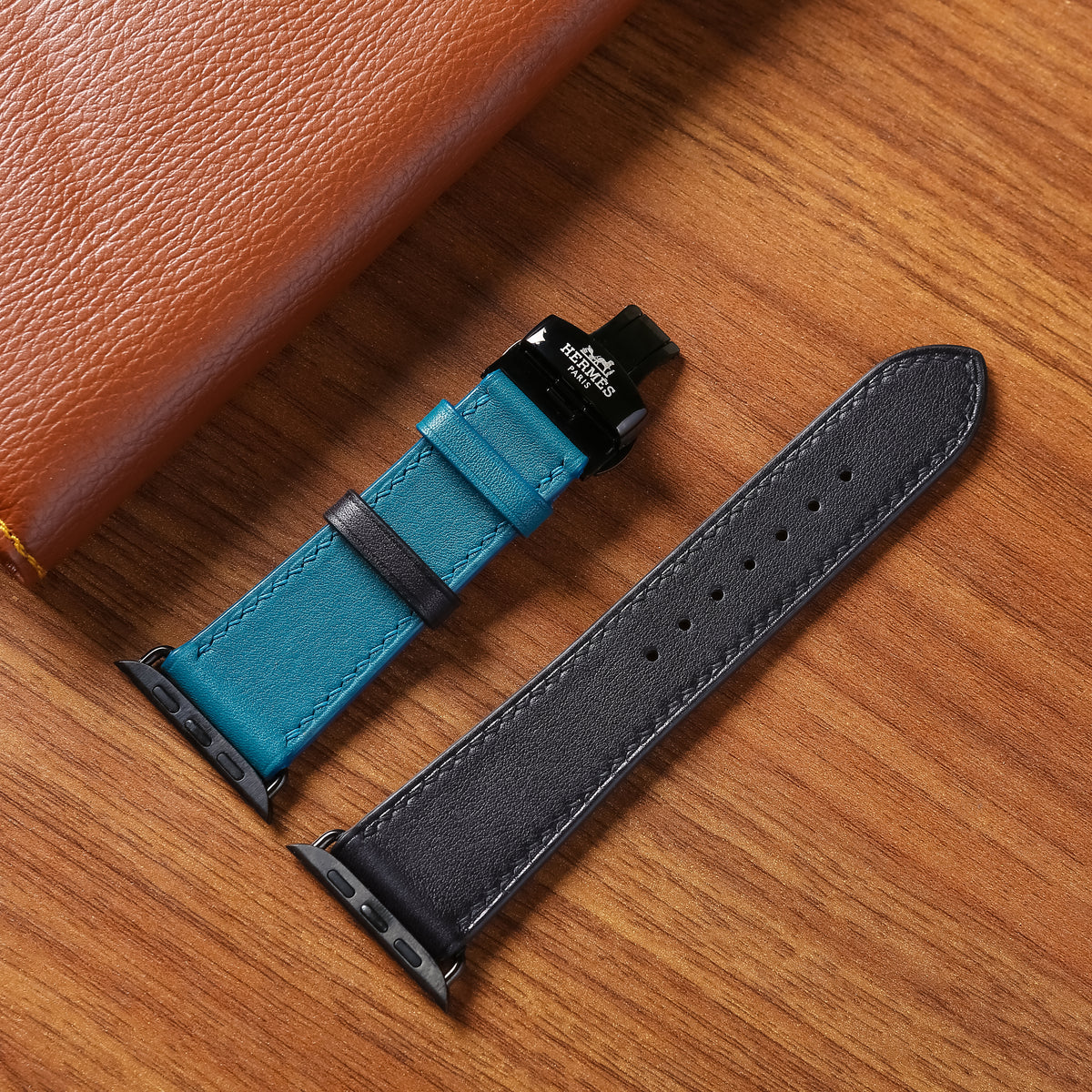 Dây đeo đồng hồ Swift bằng da dành cho Apple Watch và đồng hồ cơ.