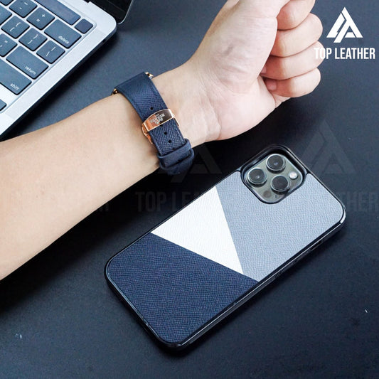 Ốp lưng iPhone bằng da Epsom cho iPhone Mix 3 màu