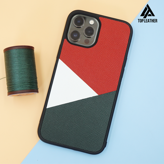Ốp lưng iPhone bằng da Epsom cho iPhone Mix 3 màu
