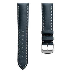 Zeigen Sie Ihren Stil mit dem Lerano Toskana gefütterten Lederarmband ở Blau