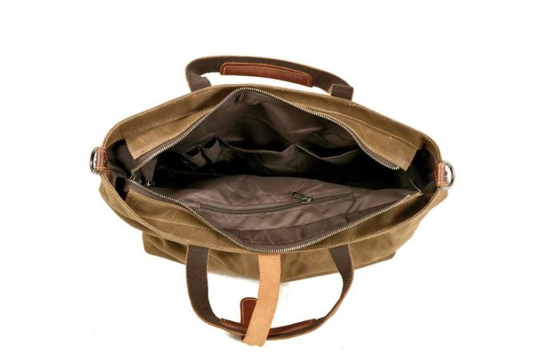 Túi xách vải bố, túi tote da