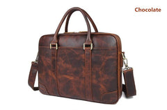 Bao da laptop – Nâu chocolate – thủ công