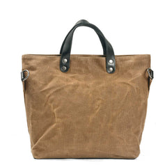 Túi tote da – dành cho nam – Xanh lá – thủ công, mỏng gọn