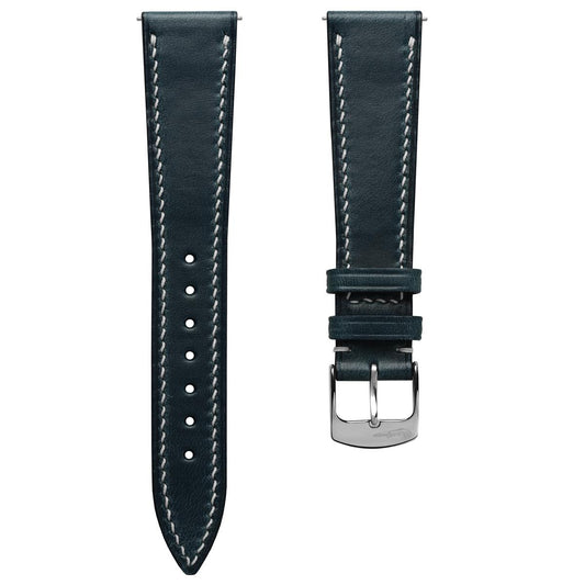 Dây đeo đồng hồ khâu tay thủ công chính hãng Horween Chromexcel® - Màu xanh navy