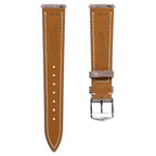 Arbor Handgenähte Denim-Design Echtes Leder Uhrenarmband - Quartz Rosa