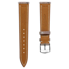 Arbor Handgenähte Denim-Design Echtes Leder Uhrenarmband - Quartz Rosa
