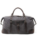 Túi vải bố nữ màu xám nâu đen