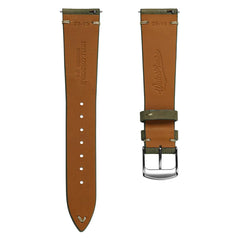 Dây đeo đồng hồ Newham Inverted Horween Shell Cordovan - Màu xanh ô liu