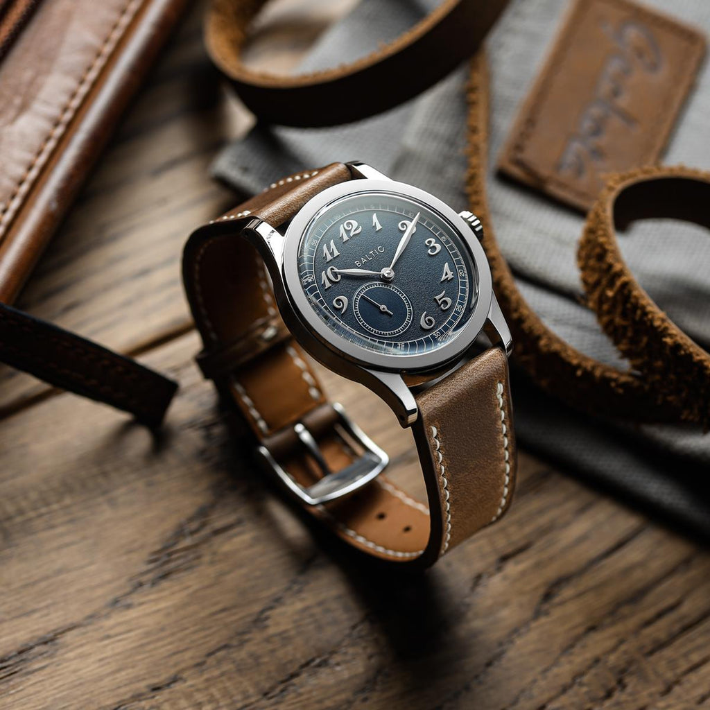 Dây đeo đồng hồ khâu tay thủ công chính hãng Horween Chromexcel® - Màu nâu nhạt