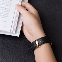 Dây đeo đồng hồ Apple Watch bằng da Epsom cho dòng 3 4 5 6 7 8 9 Ultra, kích thước từ 38mm đến 49mm. 